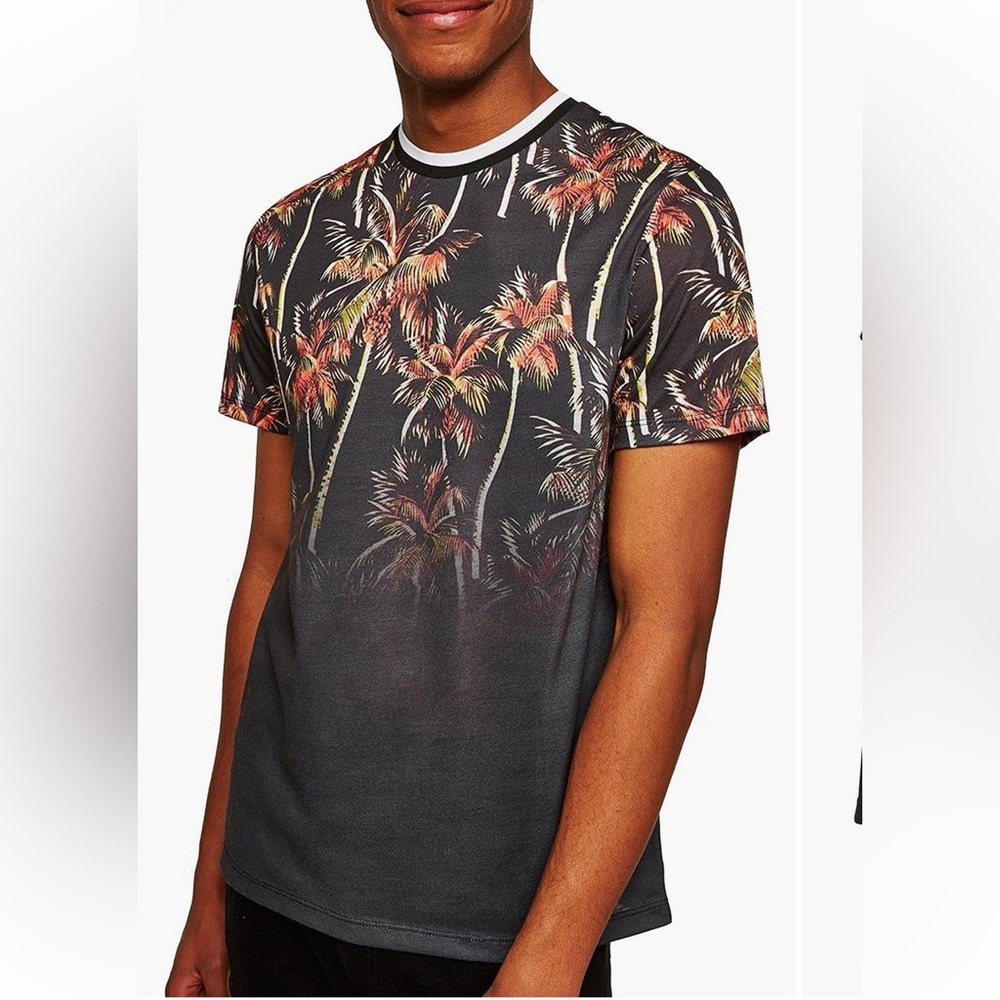 TopMan Palm Tree Short Sleeve T-shirt 🌴